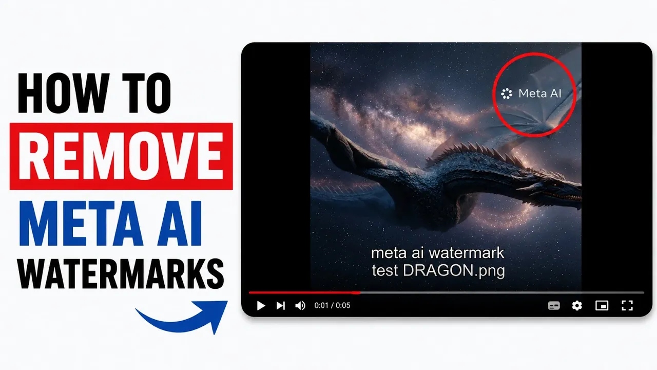 HOW TO REMOVE META AI VIDEO WATERMARKS (2026) poster