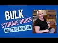 How to store bulk food using ULINE Family of 8 1 Bulk food storage