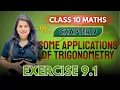 Some Applications Of Trigonometry Exercise 9 1 Chapter 9 2025