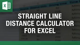 Calculate Air Miles Between Two Addresses in Excel