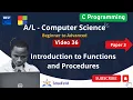 36 Introduction to Functions and Procedures in C Example Adding Two Numbers Using a Function