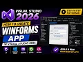 How to Create a Windows Forms WinForms App in Visual Studio 2026