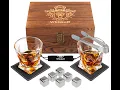 Whiskey Glasses Set in Wooden Gift Box - The Best Father s Day Gift