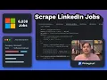 How to scrape LinkedIn jobs programatically with Python