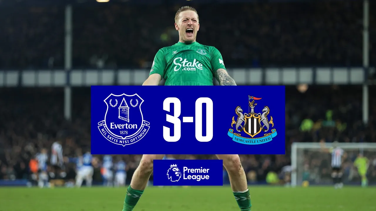 EVERTON 3-0 NEWCASTLE UNITED | Premier League ...