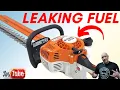 Stihl HS45 Hedge Trimmer Leaking fuel From The Carb