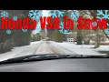 VSA on vs VSA off - Snow Test Drive