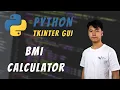 How to make a GUI BMI calculator in Python Tkinter