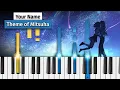 Download Lagu Kimi no Na wa - Mitsuha's Theme - Piano Tutorial