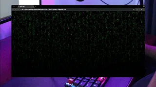 ASMR Programming Coding Matrix Rain No Talking