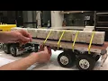 3d printed winch strap for Tamiya flatbed trailer load securement