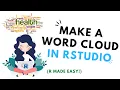 How to create a word cloud in RStudio