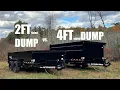Comparing Low High Sided Dump Trailers - Should you buy a High or Low Side Dump Trailer