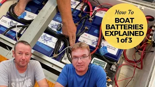 Marine Boat Batteries Explained – AGM, Flooded, Lead-Acid, Gel & Lithium LiFePO4 (Part 1 of 3)