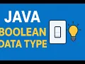 What is the purpose of the boolean data type in Java