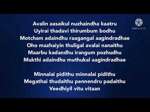 Download MP3 Minnale Pidithu song lyrics |song by Unni Menon