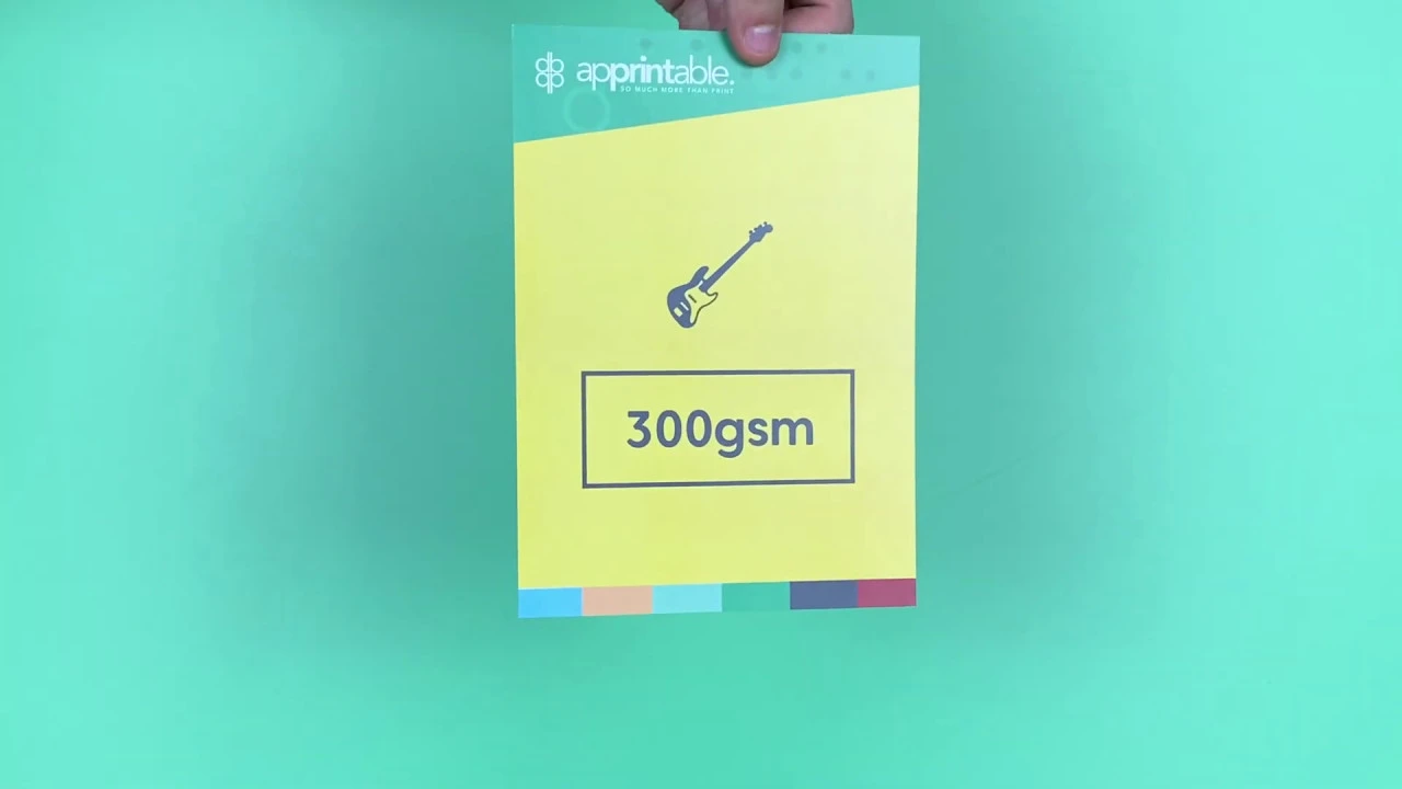 300 GSM paper weight video