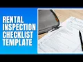 Rental Inspection Checklist Template - How To Fill Rental Inspection Checklist