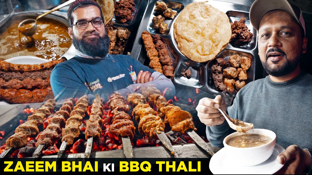 7 Day 7 BBQ  at Liaquatabad, Karachi   BBQ Thali, Falooda, Gol Gappay, Karachi Street Food, Pakistan