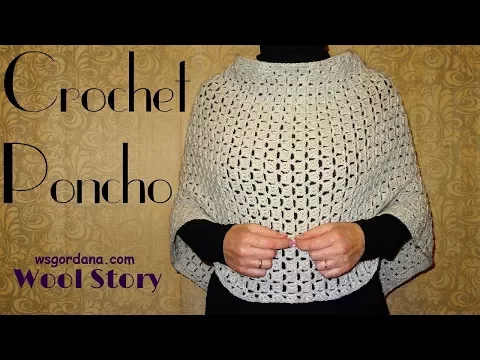 Download MP3 Easy DIY Crochet Poncho (Heklani Pončo)