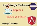 Index in angularjs filters in angularJS Angularjs tutorials for beginners