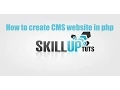 How to create CMS website in PHP Tutorial Part - 1