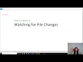 Node js Express js - Watching for File Changes
