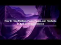 How to Hide Multiple Posts Pages and Products in Bulk