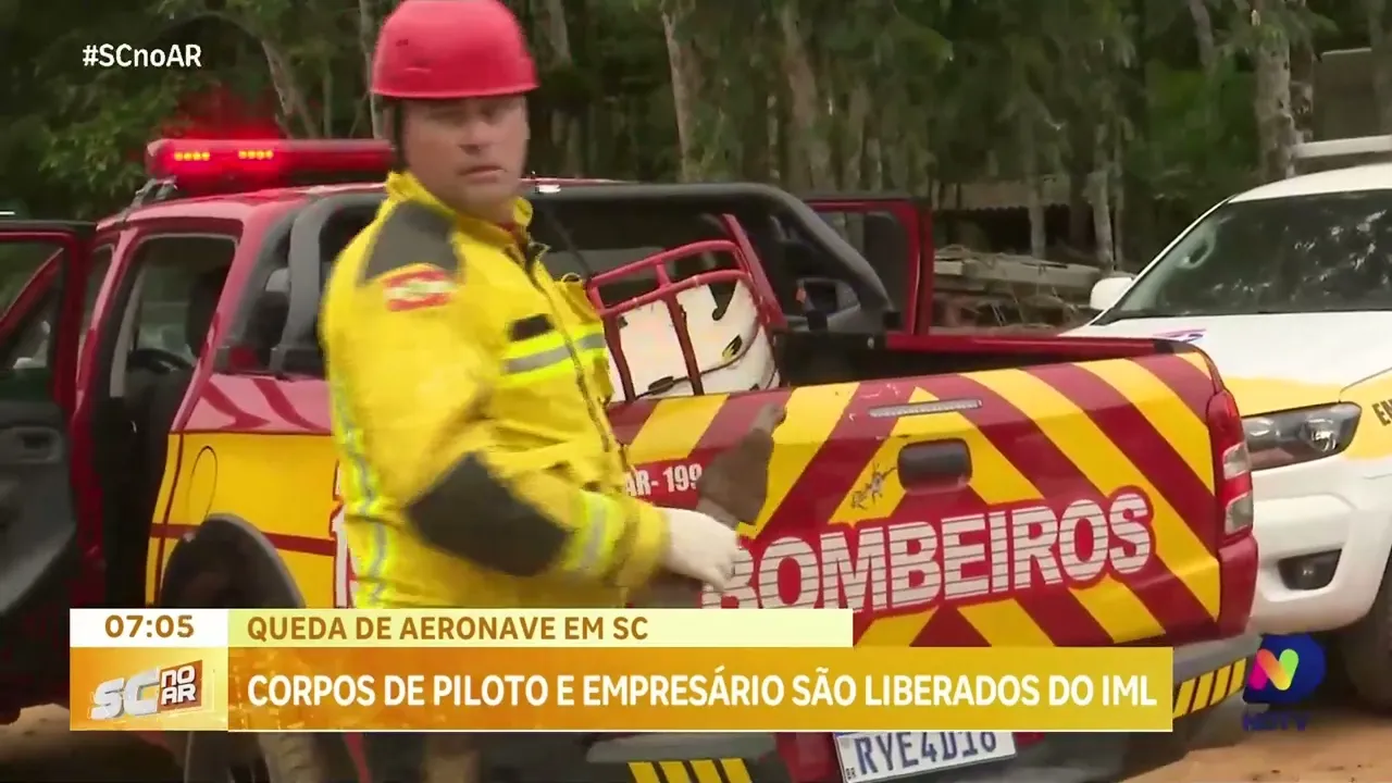 Corpos de piloto e empresário, vítimas de acidente aéreo, são liberados pelo IML