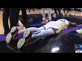Kuminga has SCARY FALL As he gets fouled IN THE AIR