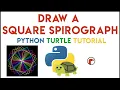 Python Turtle - Square Spirograph Tutorial