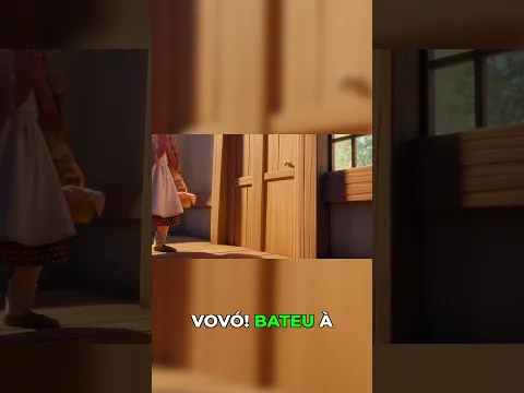 Chapeuzinho Vermelho | Conto 3D | Desenho Animado #shorts