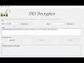Demo - DES Encryption Decryption