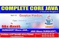 Core Java Exception Handling throw keyword with different scenarios Part - 3