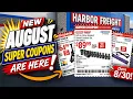 Harbor Freight NEW August Super Coupons JUST DROPPED Save BIG Thru