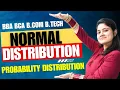 Normal Distribution Probability Distribution Statistics BBA BCA BCOM Dream Maths