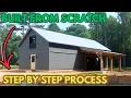 We Built a Barndominium From Scratch Full Build Process Land Clearing to Exterior Shell