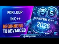 Lec-25 Master FOR Loop in C Control Flow Statements Explained C for Beginners SkipUNI