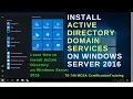 Install Active Directory on Server 2016 - How to Promote Server 2016 to DC