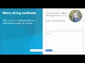 codeHS 7 6 String Methods