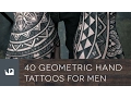 40 Geometric Hand Tattoos For Men