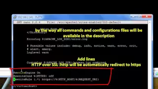 Debian 6 0 6 Server Apache2 Auto redirect http to https - third see Description below
