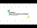 Chapter 2 Input Processing and Output Designing a Program By Fahad Malik