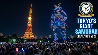 the ultimate tokyo drone show spectacle samurai dragons u0026 anime vision 