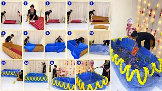 A meaningful Ganpati visarjan setup for a beautiful farewell at home