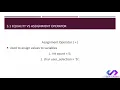 Section 3 - Operators And Control Structures Equality Vs Assignment Operator