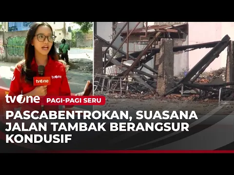 Kondisi TKP usai Bentrokan Dua Kelompok Warga Porak-poranda