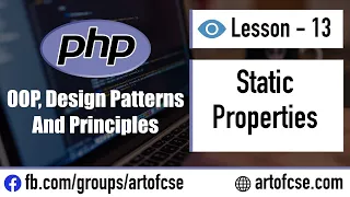 Object-Oriented PHP Bangla Tutorial - 13 static properties