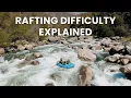 White Water Rafting Classes Levels Explained