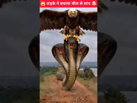 लड़के ने बचाया चील से सांप 🤯😱💯 mini wood toy-woodworking art skill hands craf #ai #shorts #trending